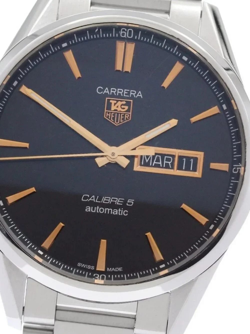 TAG HEUER Carrera Caliber 5 WAR201C Day date Automatic Men's Watch_965031